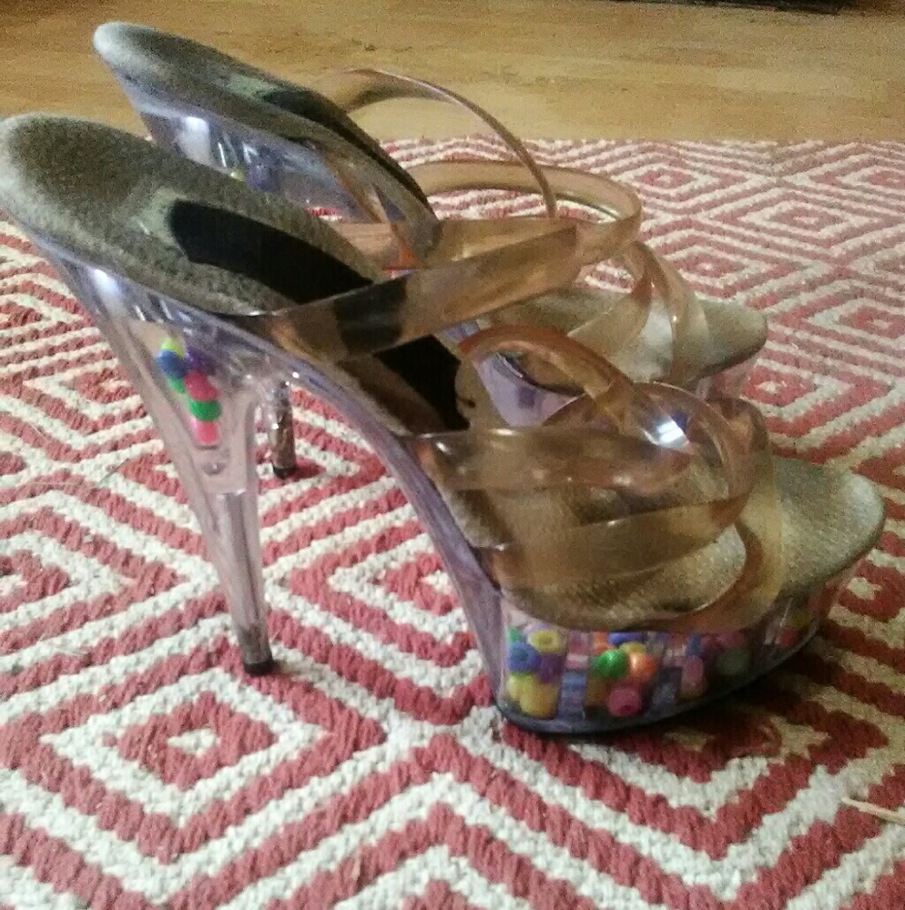 Bead Filled Dancer Heels